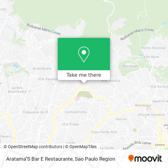 Mapa Aratama"S Bar E Restaurante