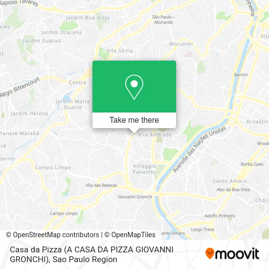 Casa da Pizza (A CASA DA PIZZA GIOVANNI GRONCHI) map