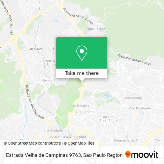 Estrada Velha de Campinas 9763 map