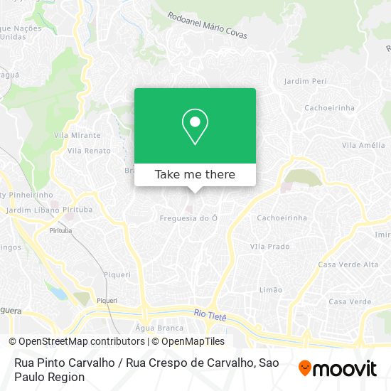 Rua Pinto Carvalho / Rua Crespo de Carvalho map