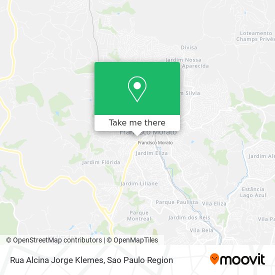 Rua Alcina Jorge Klemes map