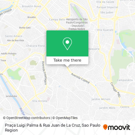 Praça Luigi Palma & Rua Juan de La Cruz map