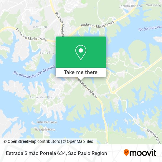Estrada Simão Portela 634 map