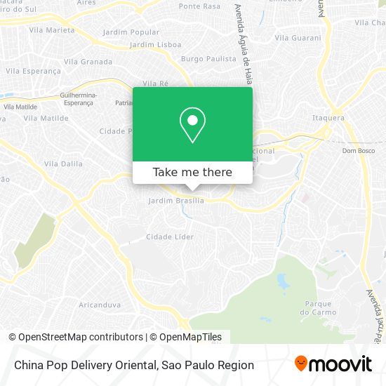 China Pop Delivery Oriental map