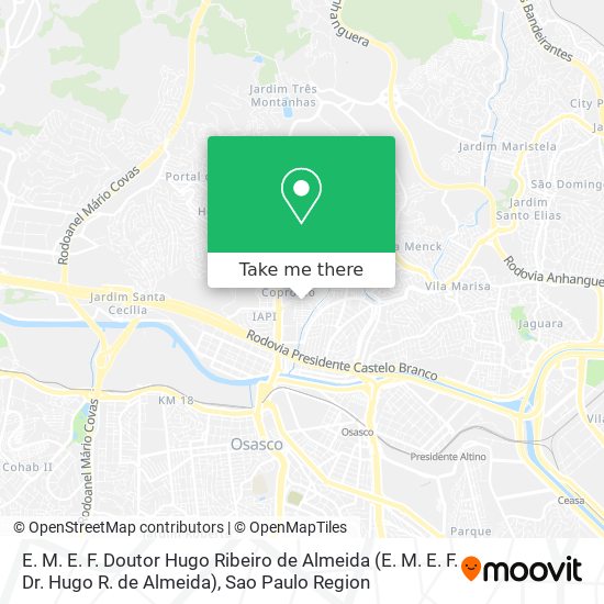 E. M. E. F. Doutor Hugo Ribeiro de Almeida map