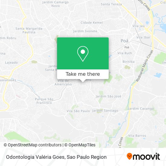 Odontologia Valéria Goes map