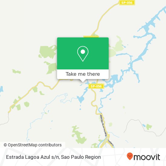 Estrada Lagoa Azul s/n map