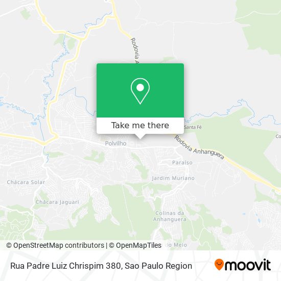 Rua Padre Luiz Chrispim 380 map