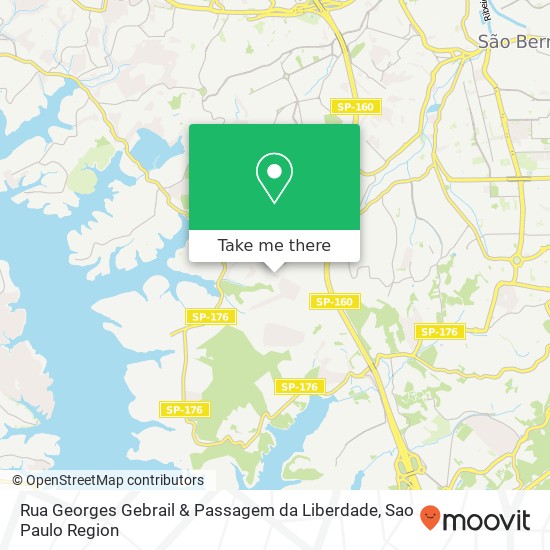 Rua Georges Gebrail & Passagem da Liberdade map