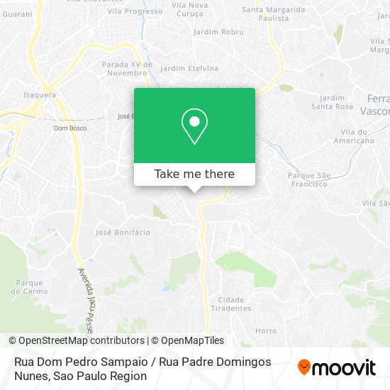 Mapa Rua Dom Pedro Sampaio / Rua Padre Domingos Nunes