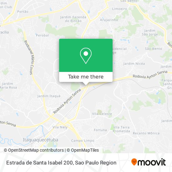 Estrada de Santa Isabel 200 map