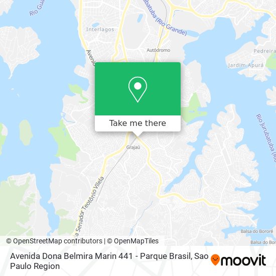 Avenida Dona Belmira Marin 441 - Parque Brasil map