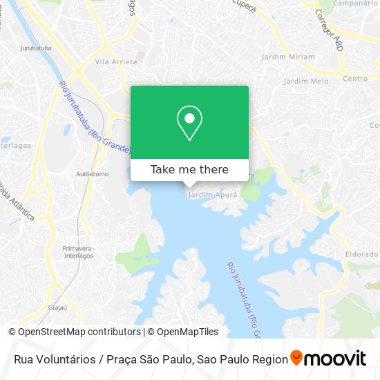 Rua Voluntários / Praça São Paulo map