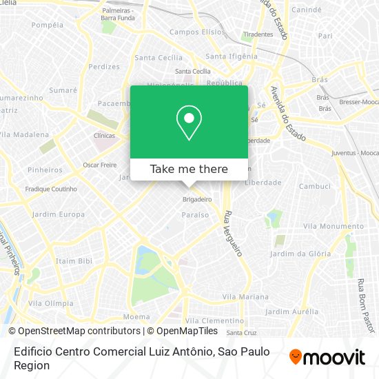 Edificio Centro Comercial Luiz Antônio map