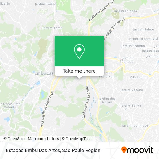 Estacao Embu Das Artes map