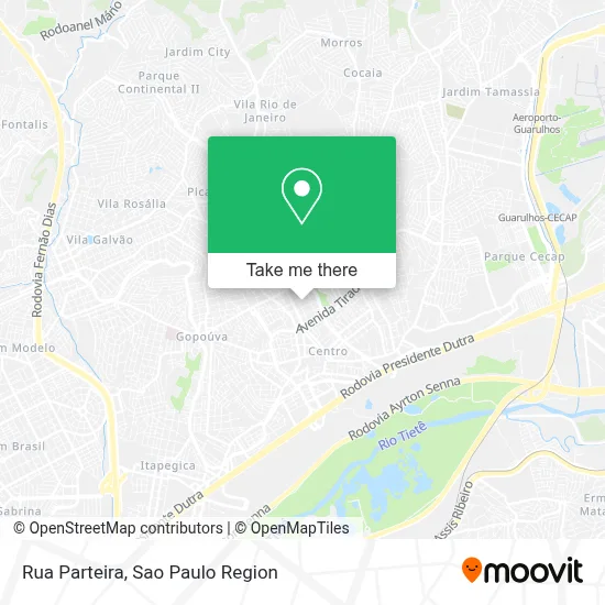 Rua Parteira map