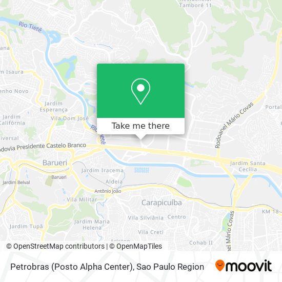 Petrobras (Posto Alpha Center) map