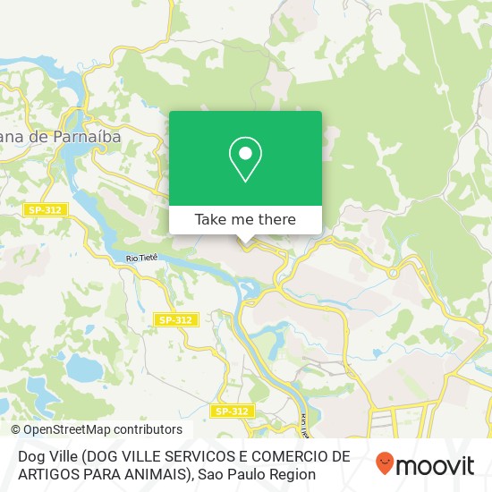 Dog Ville (DOG VILLE SERVICOS E COMERCIO DE ARTIGOS PARA ANIMAIS) map