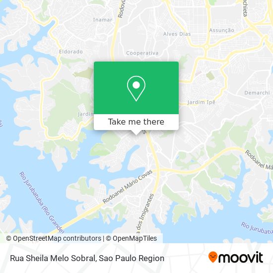 Rua Sheila Melo Sobral map