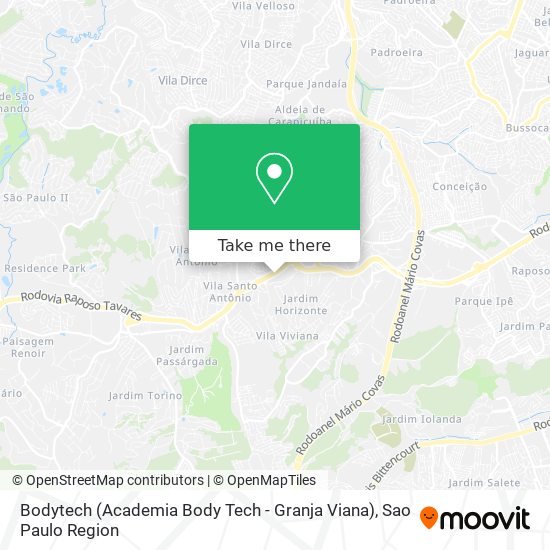 Bodytech (Academia Body Tech - Granja Viana) map