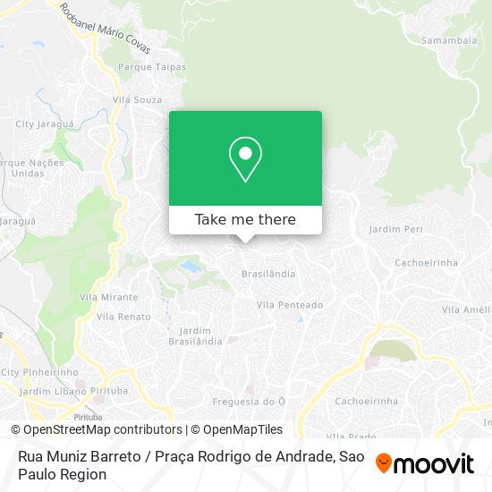 Mapa Rua Muniz Barreto / Praça Rodrigo de Andrade