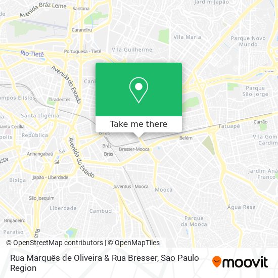 Rua Marquês de Oliveira & Rua Bresser map