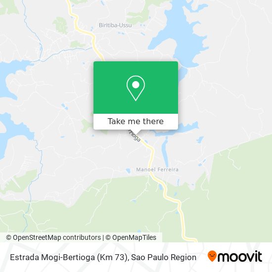 Estrada Mogi-Bertioga (Km 73) map