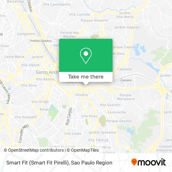 Smart Fit (Smart Fit Pirelli) map