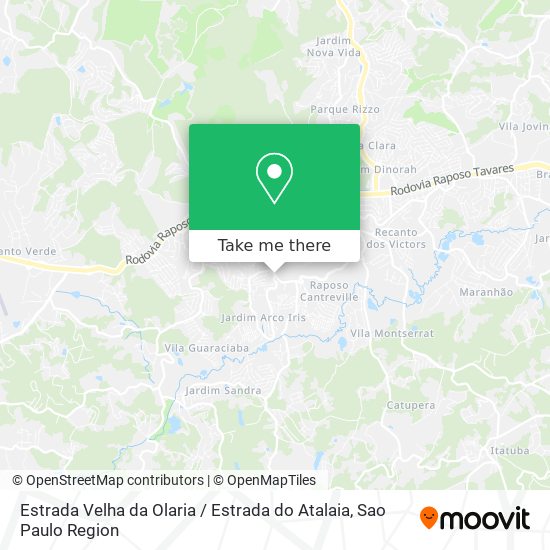 Estrada Velha da Olaria / Estrada do Atalaia map