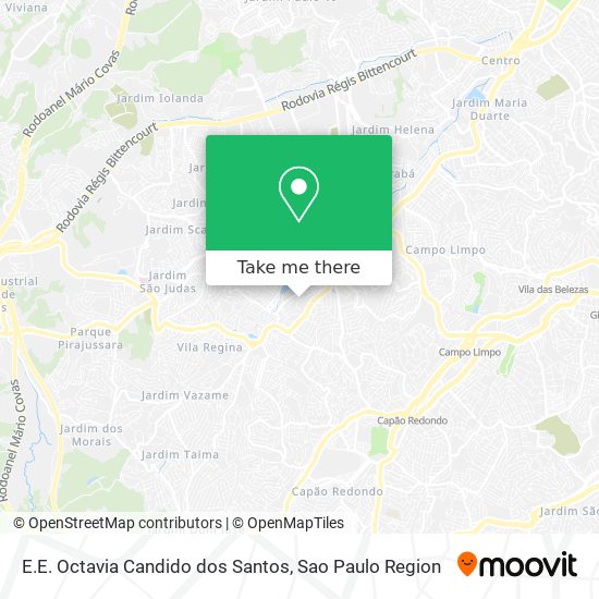 E.E. Octavia Candido dos Santos map