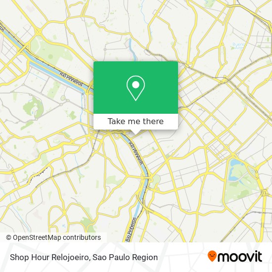 Mapa Shop Hour Relojoeiro