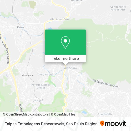 Taipas Embalagens Descartaveis map