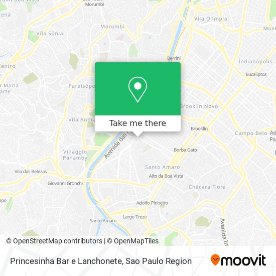 Princesinha Bar e Lanchonete map