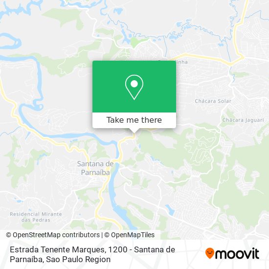 Estrada Tenente Marques, 1200 - Santana de Parnaíba map