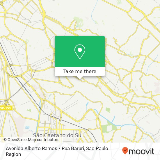 Mapa Avenida Alberto Ramos / Rua Baruri
