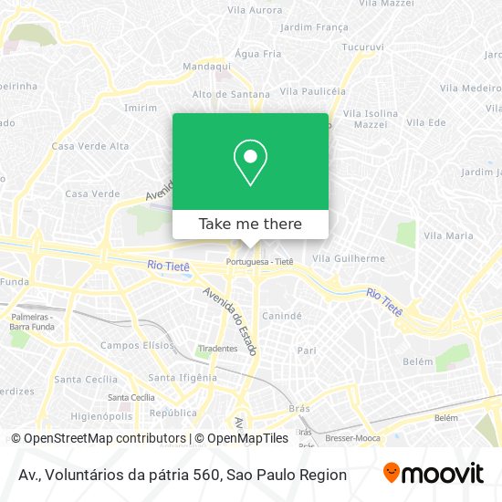 Av., Voluntários da pátria 560 map