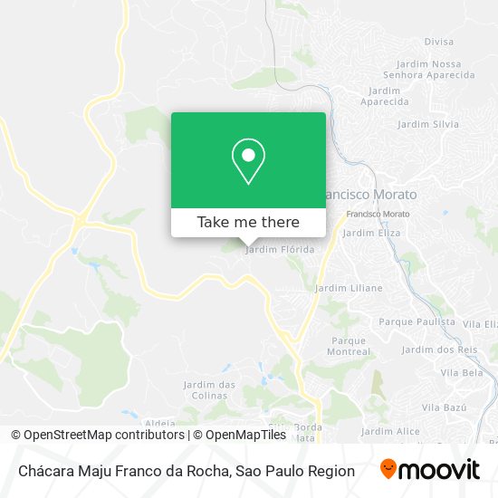 Chácara Maju Franco da Rocha map
