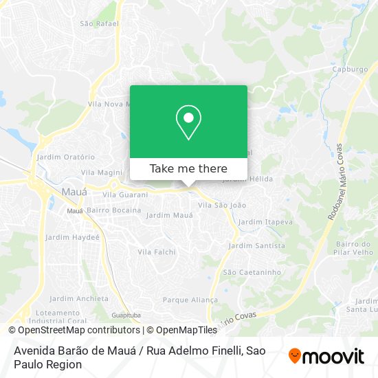 Mapa Avenida Barão de Mauá / Rua Adelmo Finelli