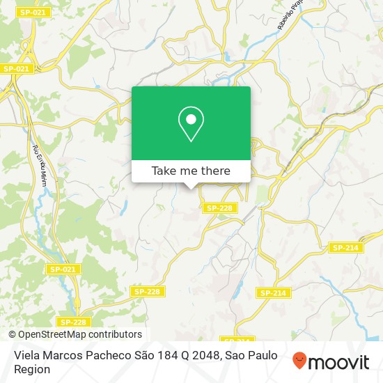 Mapa Viela Marcos Pacheco São 184 Q 2048