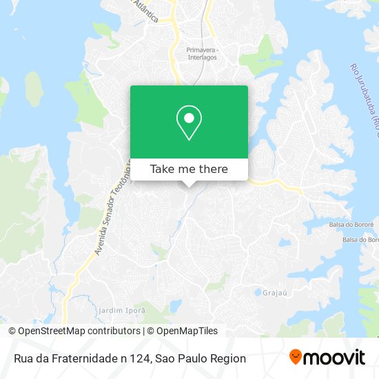 Rua da Fraternidade n 124 map