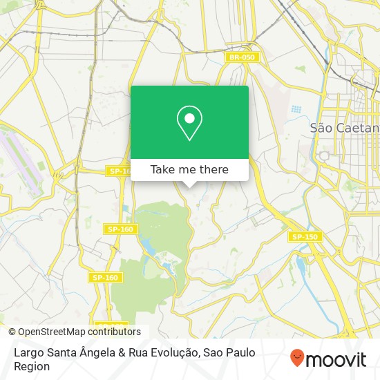 Largo Santa Ângela & Rua Evolução map