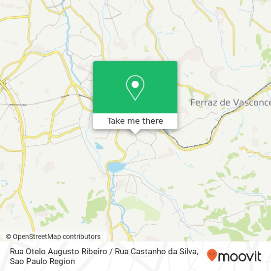 Mapa Rua Otelo Augusto Ribeiro / Rua Castanho da Silva