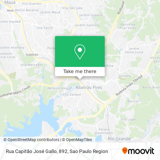 Rua Capitão José Gallo, 892 map