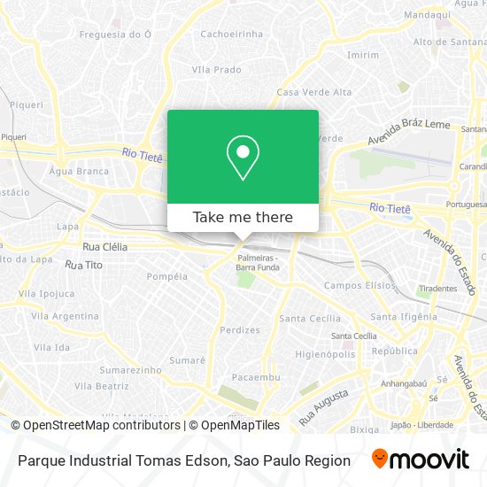 Mapa Parque Industrial Tomas Edson