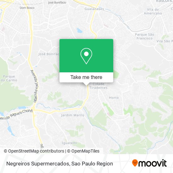 Negreiros Supermercados map