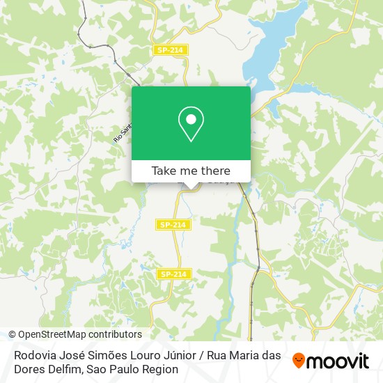 Rodovia José Simões Louro Júnior / Rua Maria das Dores Delfim map