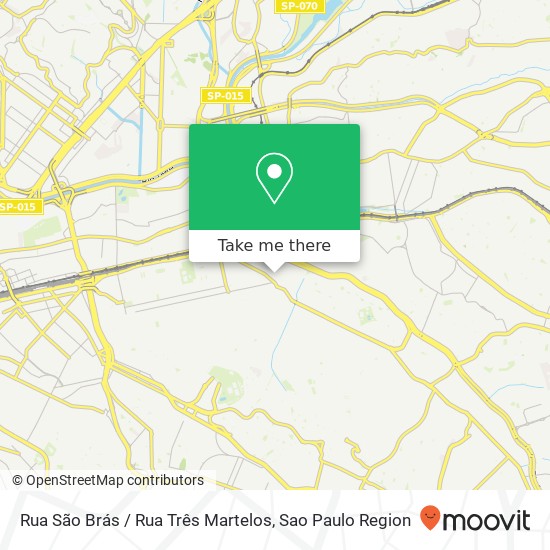 Rua São Brás / Rua Três Martelos map