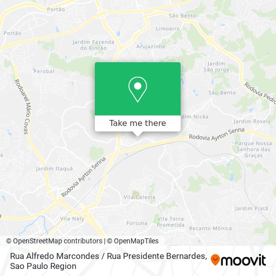 Rua Alfredo Marcondes / Rua Presidente Bernardes map