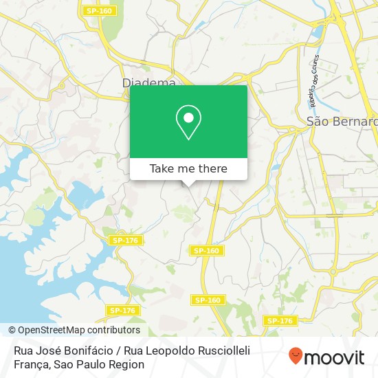 Rua José Bonifácio / Rua Leopoldo Rusciolleli França map