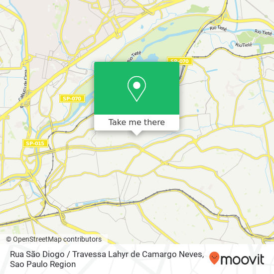 Rua São Diogo / Travessa Lahyr de Camargo Neves map